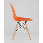 Превью фото №4  Стул Eames Style DSW оранжевый (разборный каркас)