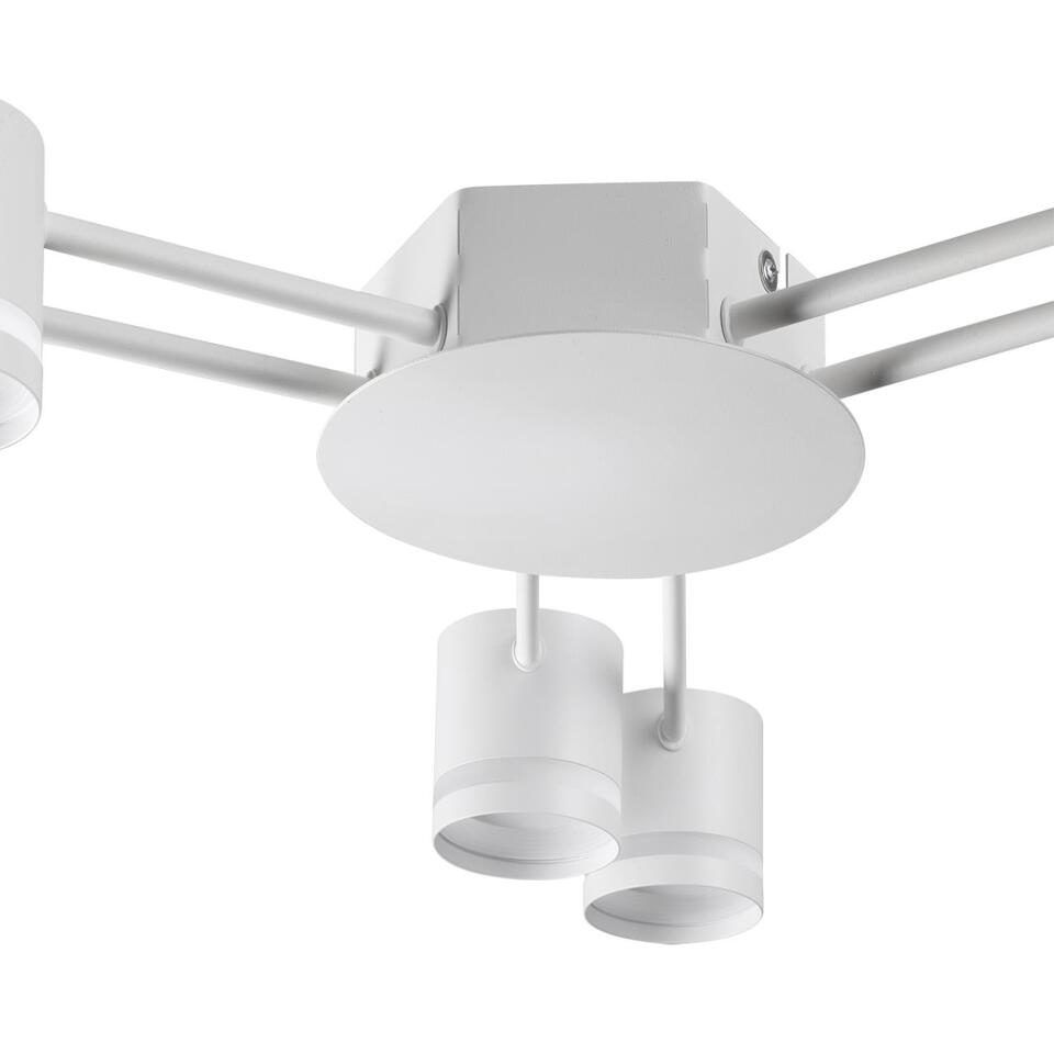 Фото №9  Люстра LUMION 8235/6C COMFI LN26 242 белый, металл Люстра потолочная LED GX53 6*12W 220V GARETA