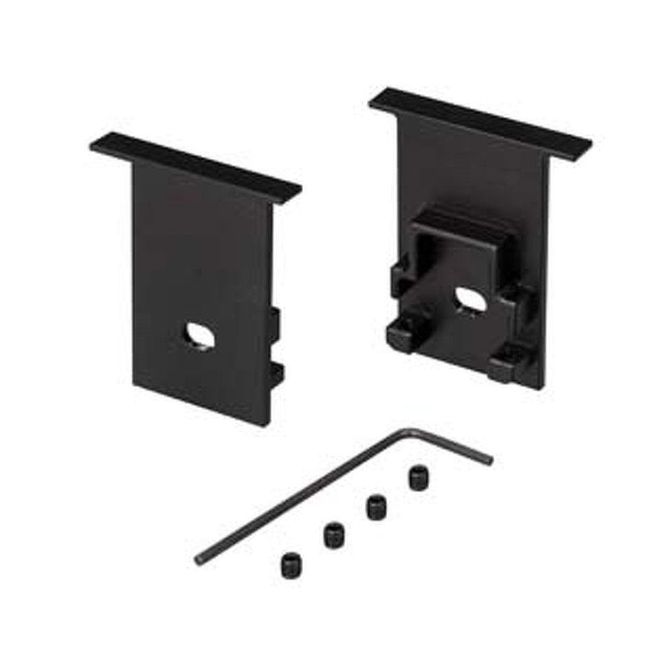 Фото №1  Arlight Заглушка SL-COMFORT-2542-F BLACK c отверстием ( Металл)