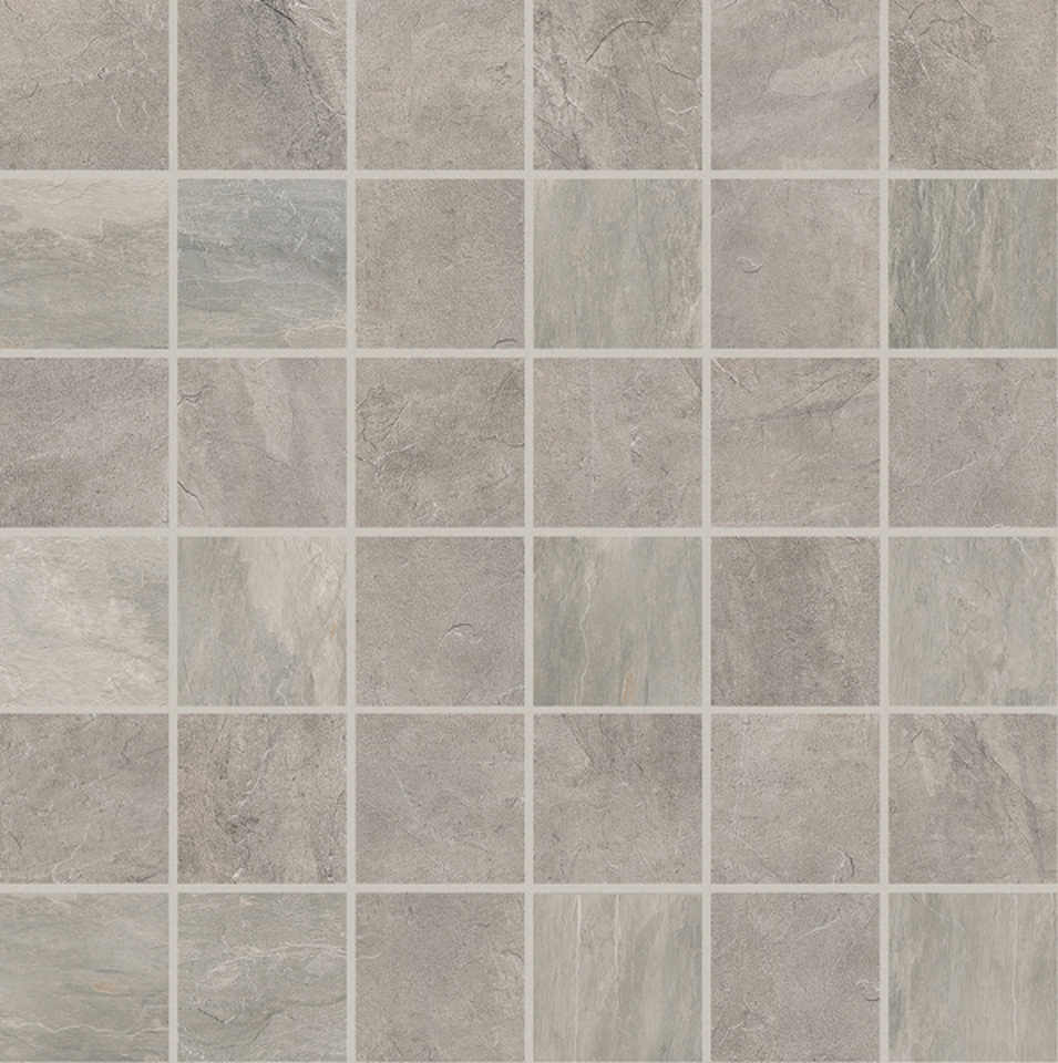 Фото №1  Мозаика REX Мозаика ARDOISE GRIS MOSAICO 5x5 GRIP 30x30
