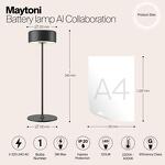 Превью фото №10  Настольная лампа Аккумуляторный светильник Maytoni MOD229TL-L3B3K2