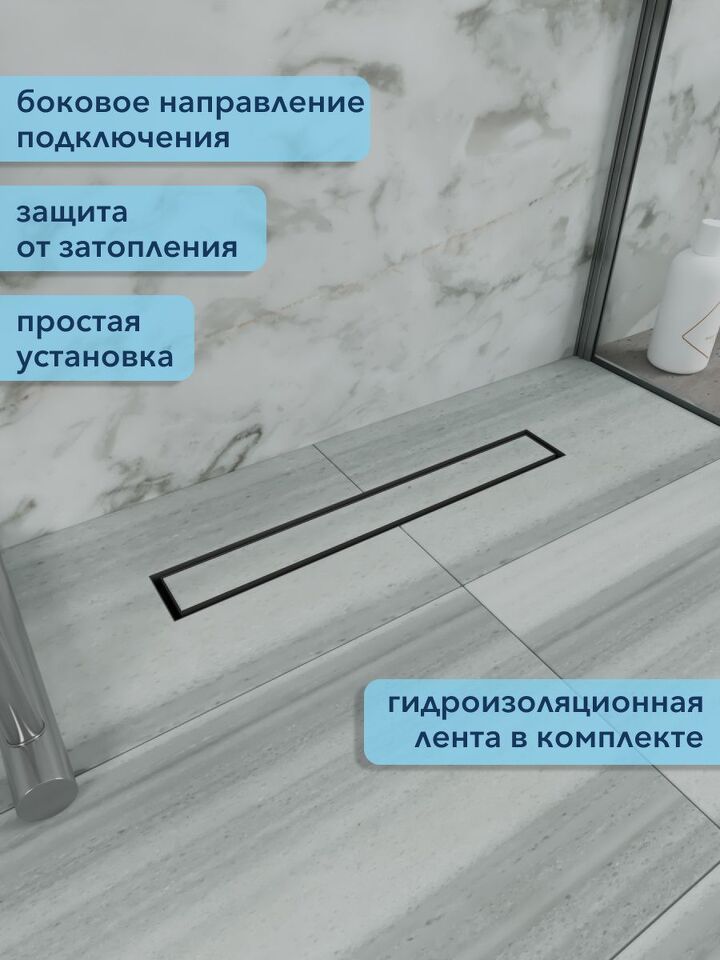 Фото №4  Watersense Amelia 10х50 черный