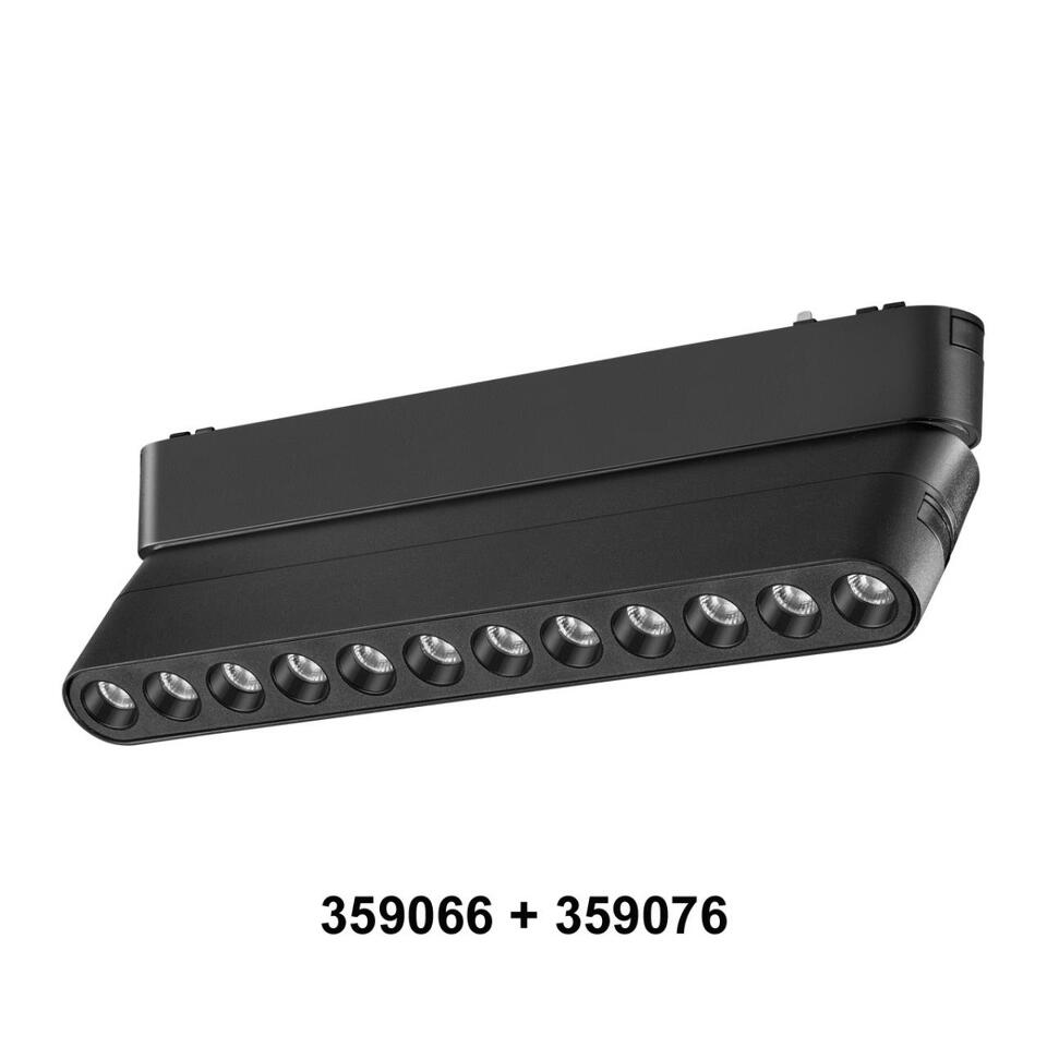 Фото №7  NOVOTECH 359066 SHINO NT23 177 черный Доп. адаптпер для создания поворотных светильников с арт. 359072, 359076, 359080 IP20 12W SMAL