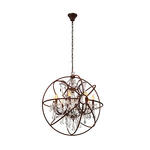 Превью фото №4  Люстра LOFT1897/8 Подвесная люстра LOFT IT Foucaults orb crystal