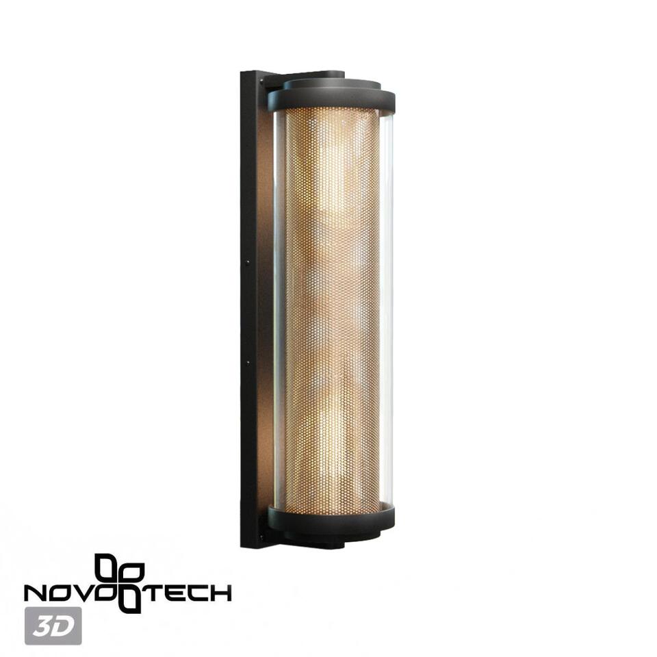 Фото №5  NOVOTECH 370968 STREET NT24 674 черный Светильник ландшафтный IP54 E27 2*max 25W 220-240V MATRIX
