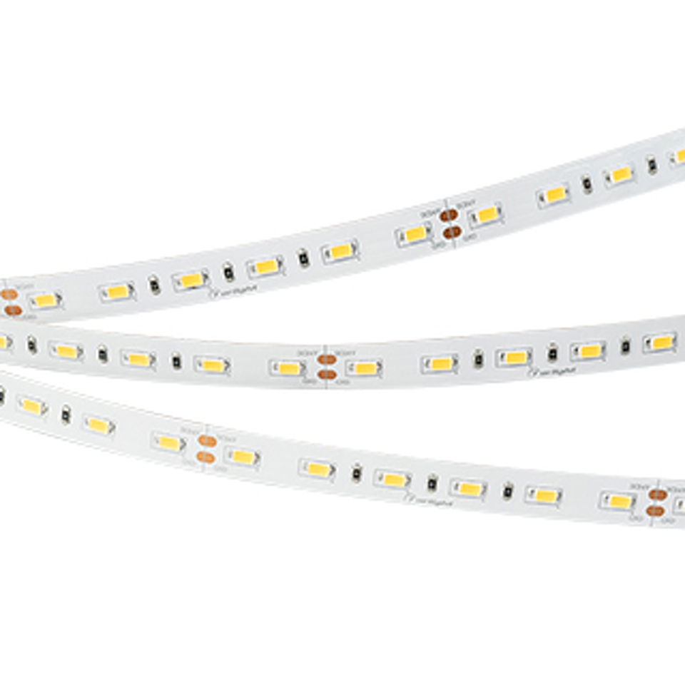 Фото №1  Arlight Лента ULTRA-5000 24V Warm2700 2xH (5630, 300 LED, LUX) ( 27 Вт/м, IP20)