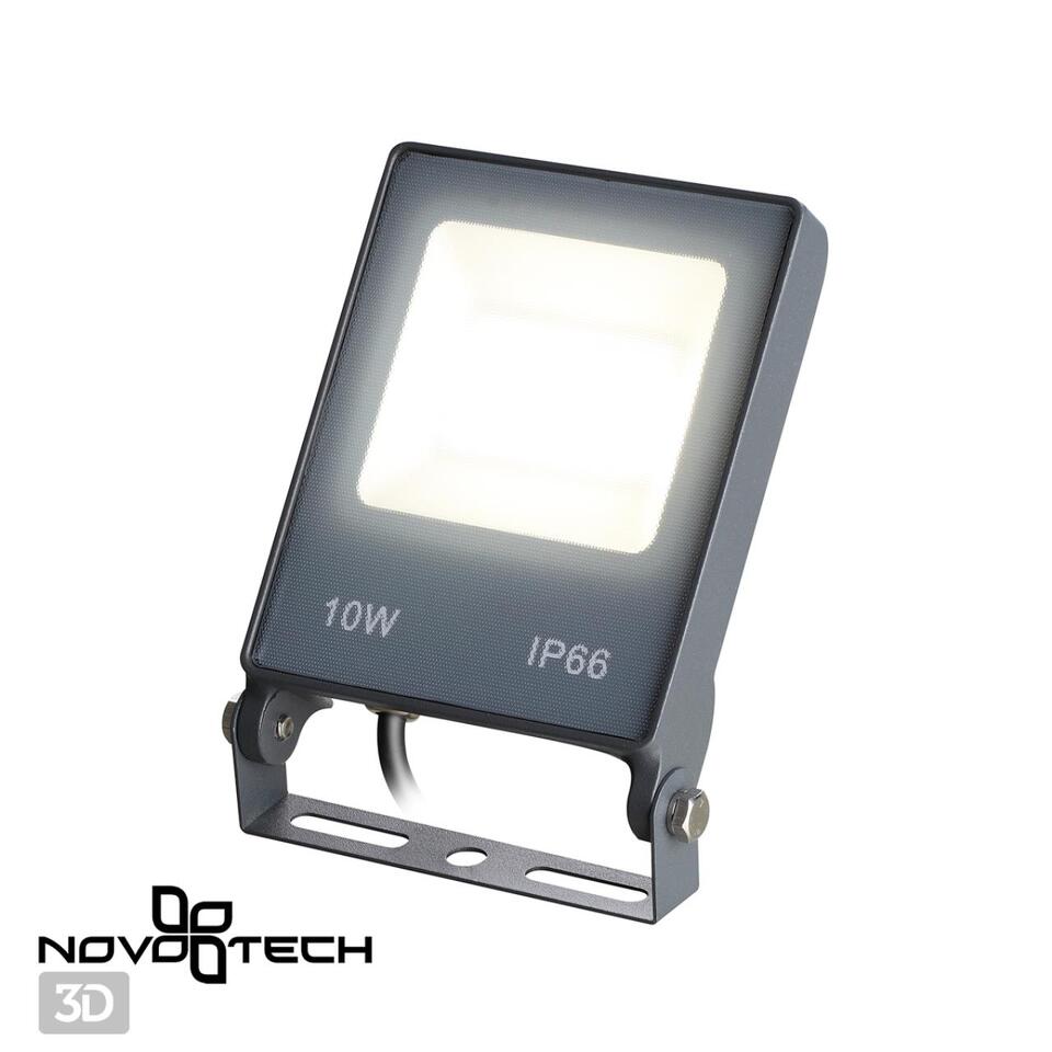 Фото №3  NOVOTECH 358576 STREET NT21 764 темно-серый Ландшафтный светильник (прожектор) IP66 LED 10W 4000K 100-300V ARMIN