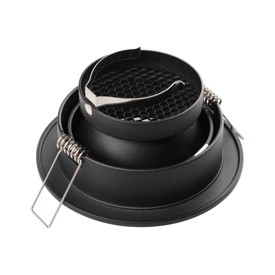 Фото №8  NOVOTECH 371000 WIR NT25 000 черный Светильник встраиваемый IP20 GU10 50W 220-240V MORUS