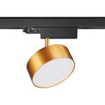 Превью фото №2  NOVOTECH 358760 PORT NT21 269 матовое золото Трехфазный трековый светодиодный светильник IP20 LED 24W 4000K 2100Лм 100-265V PROMETA