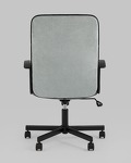 Превью фото №7  Кресло Компьютерное кресло TopChairs ST-TRACER серо-голубой