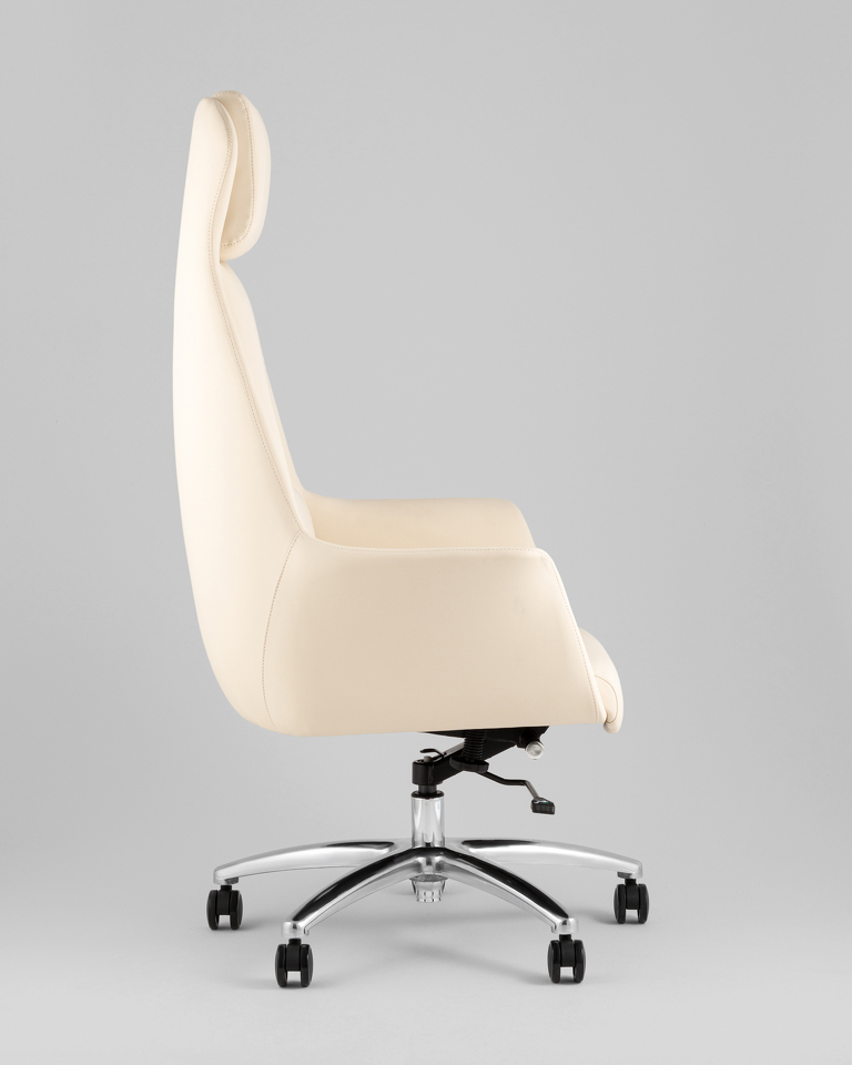 Фото №10  Кресло Кресло руководителя TopChairs Viking NEW бежевое