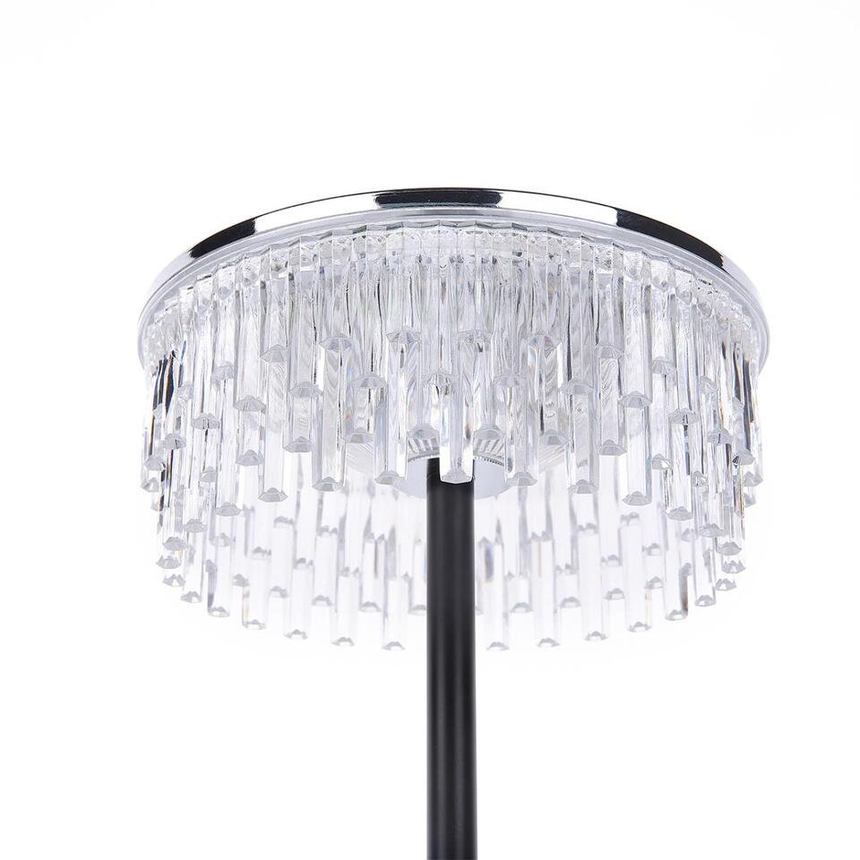 Фото №8  Настольная лампа LUMION 8204/1TL LEDIO LN26 531 серебро/черный/прозрачный, металл/акрил Настольная лампа LED 7W 4000К 220V SATIANA