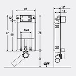 Превью фото №2  164-14600479-00 Jomo Tech Система инсталляции для приставных унитазов 