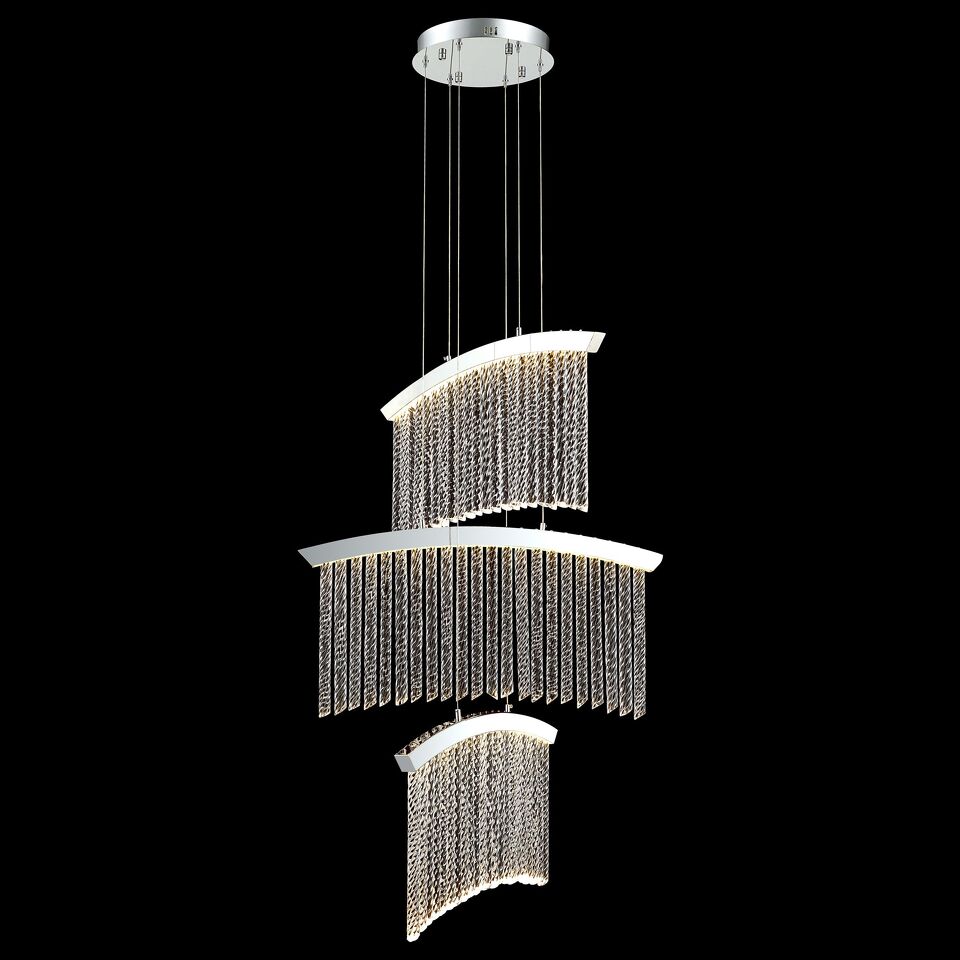 Фото №1  Подвесной светильник WE465.03.103 WERTMARK HELMA светильник подвесной, LED, 3x26W, 3000K