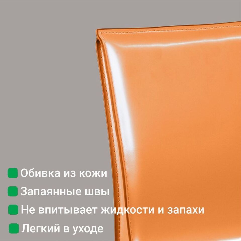Фото №11  Top concept Стул Барри, кожа camel
