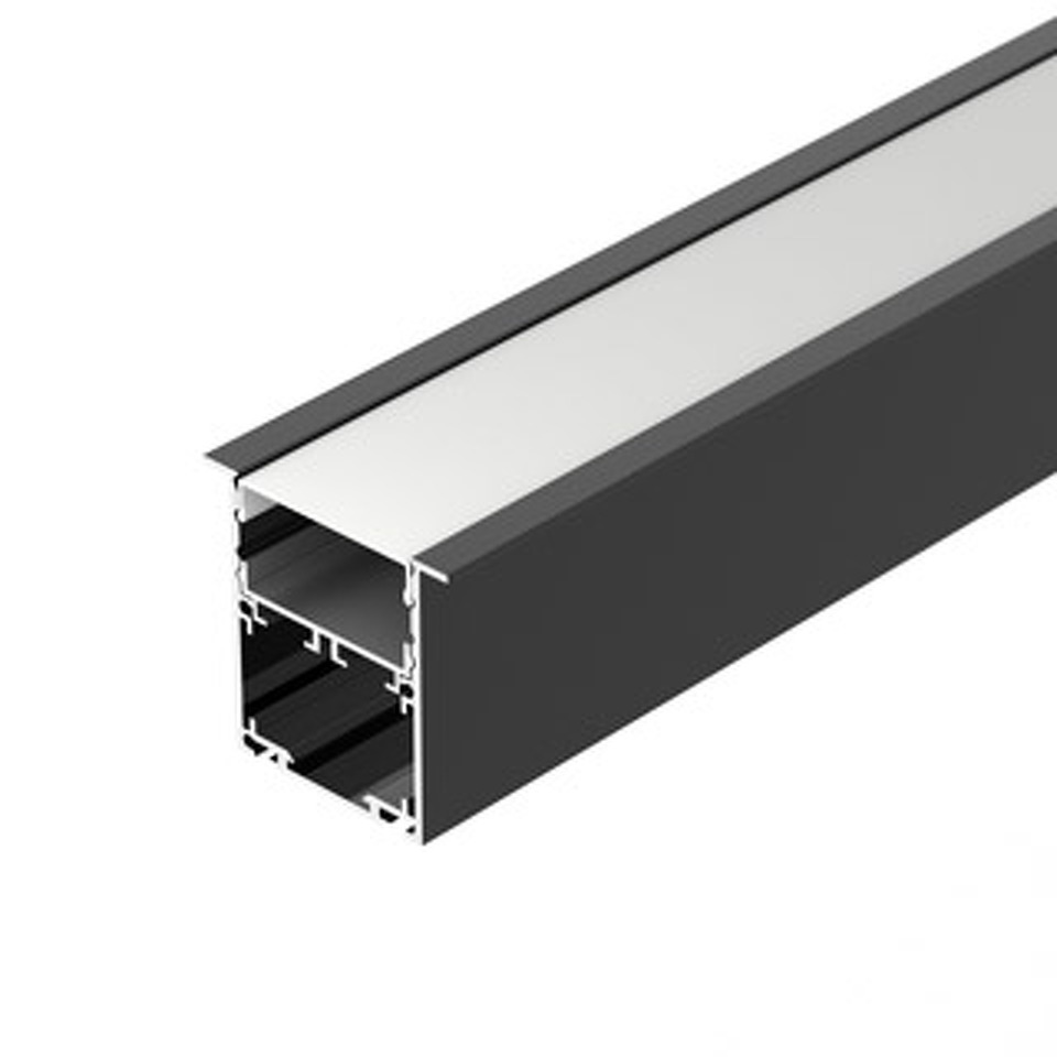 Фото №1  Arlight Профиль SL-LINIA52-3L-F-2000 ANOD BLACK ( Алюминий)