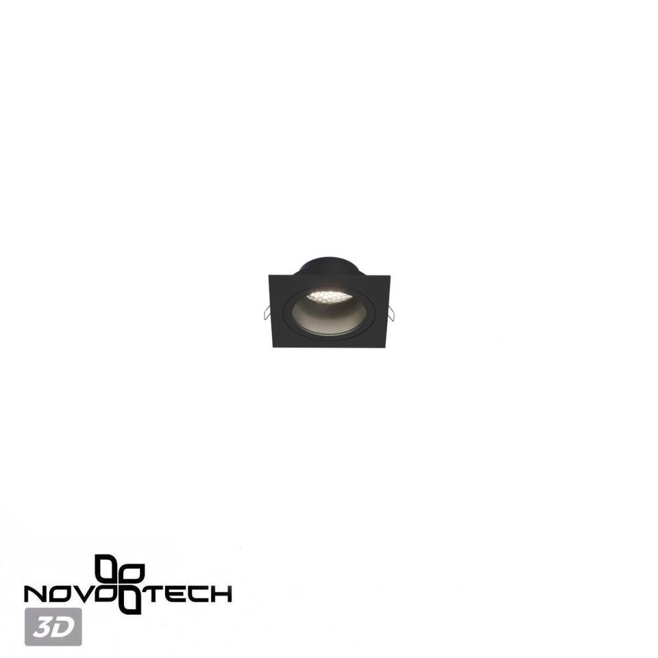 Фото №7  NOVOTECH 371002 WIR NT25 000 черный Светильник встраиваемый IP20 GU10 50W 220-240V MORUS