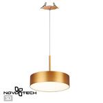Превью фото №1  Подвесной светильник NOVOTECH 358766 SPOT NT21 448 матовое золото Светильник встраиваемый светодиодный, длина провода 2м IP20 LED 30W 4000K 2600Лм 100-265V PROMETA