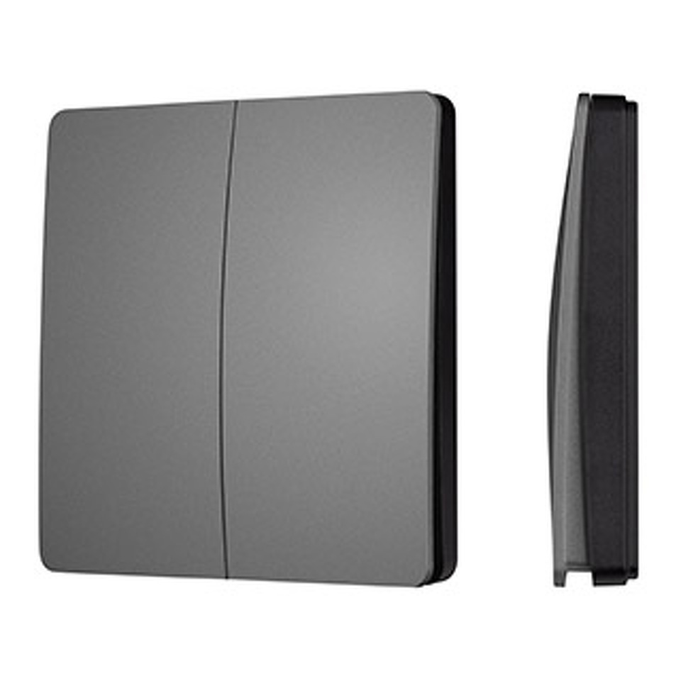 Фото №1  IARL INTELLIGENT ARLIGHT Кнопочная панель KINETIC-801-22-2G-WP-SUF Grey (No battery, IP67, 433Mhz) ( IP67 Пластик, 3 года)