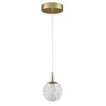 Превью фото №2  Подвесной светильник LUMION 8080/1A LEDIO LN25 000  золото/прозрачный, металл/акрил Подвесной светильник LED 3W 4000K 220V TRINO
