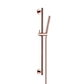 Фото 9958A2XX Palazzani MIDI душевой гарнитур со штангой, лейка из латуни Розовое золото полир., PVD 85