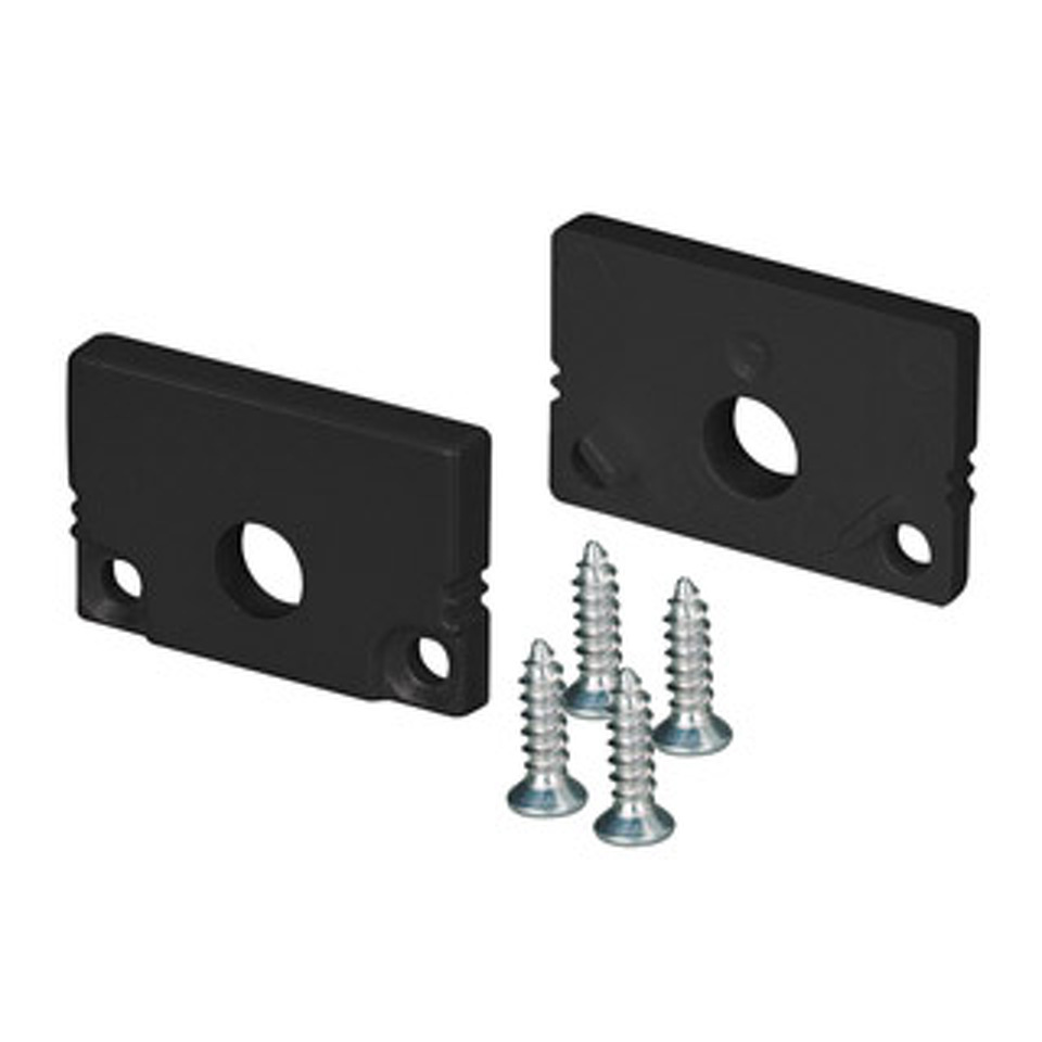 Фото №1  Arlight Заглушка SL-SLIM20-H13 BLACK с отверстием ( Пластик)