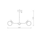 Превью фото №3  Люстра Люстра Freya FR5173PL-06BS