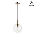 Превью фото №1  Подвесной светильник LUMION 6509/1B SUSPENTIONI LN26 409 золотой Подвес E27 1*60W 220V SUMMER