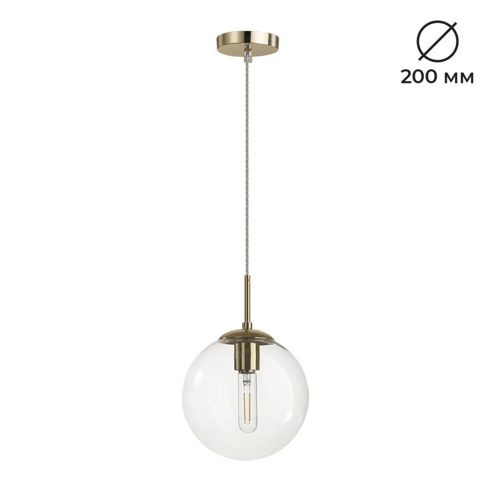 Фото №4  Подвесной светильник LUMION 6509/1B SUSPENTIONI LN26 409 золотой Подвес E27 1*60W 220V SUMMER