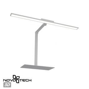 Фото NOVOTECH 359966 LEDO NT26 000 белый Лампа настольная диммируемая полного спектра IP20 LED 24W 220V 4000K 1670Лм STUDI