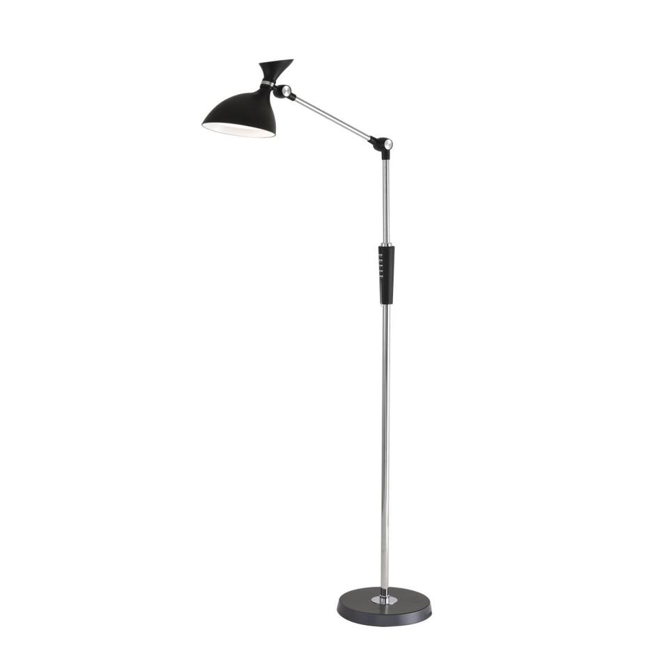 Фото №6  Торшер LUMION 8331/15FL LEDIO LN26 458 черный, металл/пластик Торшер LED 15W 3000/4000/6000K 220-240V ССТ/диммер HORSA