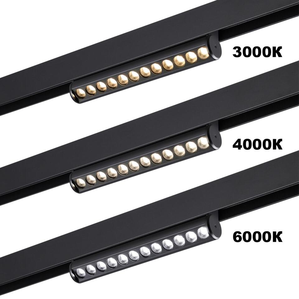 Фото №8  NOVOTECH 359947 PORT NT25 216 черный Трековый св-к диммир. со сменой цв.температуры, пульт ДУ/Tuya Smart Life IP20 LED 10W 3000-6000K 90-240V VECTOR