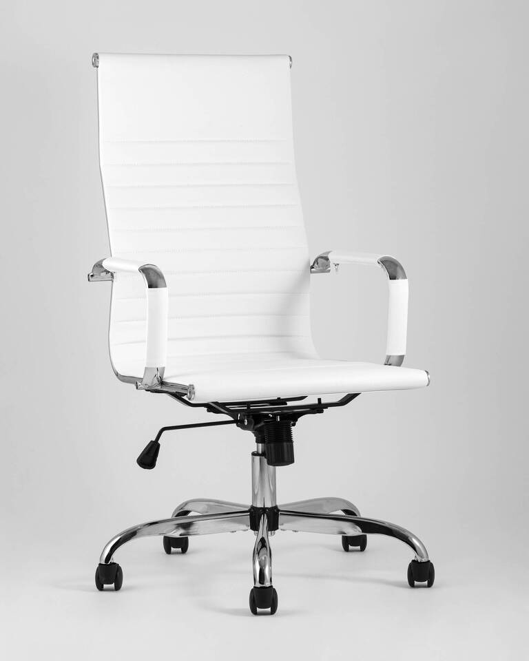 Фото №10  Кресло Кресло руководителя TopChairs City белое