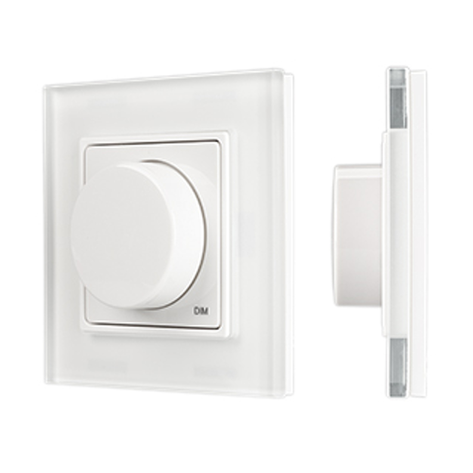 Фото №1  Arlight Панель SMART-P10-DIM-G-SUF (3V, Rotary, 2.4G) ( IP20 Пластик, 5 лет)
