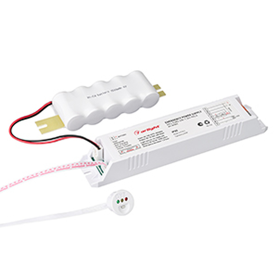 Фото №1  Arlight Блок аварийного питания ARJ-EMG-6W-1.5H-NiCd ( IP20 Пластик, 2 года)