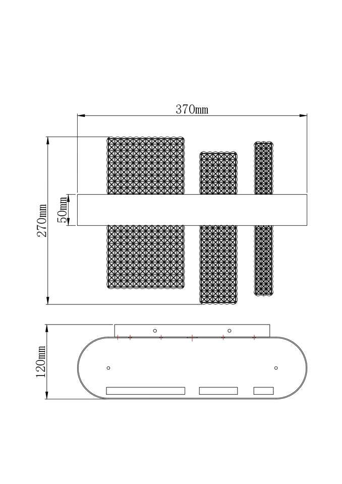 Фото №2  WE460.01.021 WERTMARK LOTTA светильник настенный, LED, 36W, 3000K