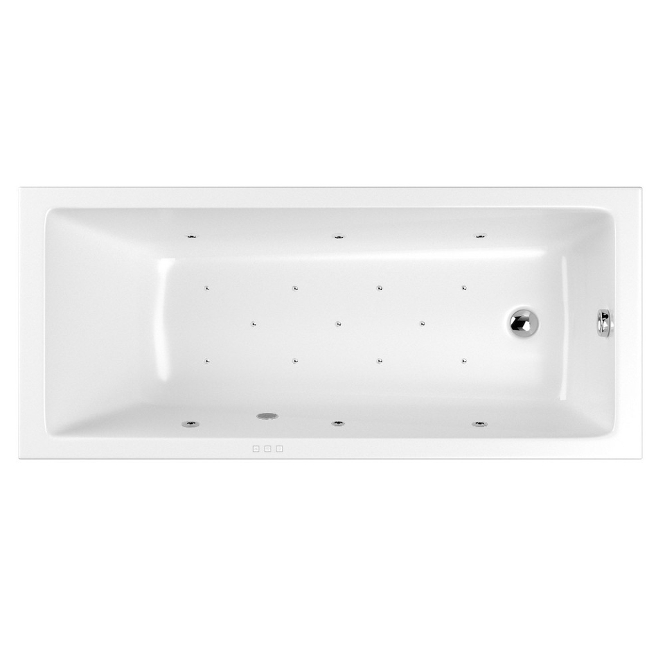 Фото №9  Ванна WHITECROSS Wave Slim 160x70 "RELAX" (хром)