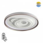 Превью фото №1  SONEX 7785/85L PIKO LED SN 607 Светильник металл/белый/бронза LED 85Вт 3000-6500K D490 IP20 пульт ДУ GEMINI
