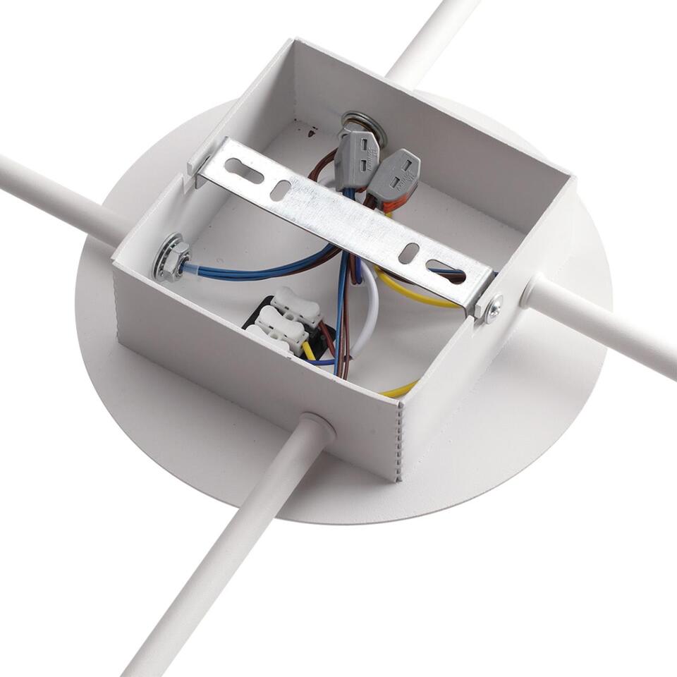 Фото №9  Люстра LUMION 8235/12C COMFI LN26 242 белый, металл Люстра потолочная LED GX53 12*12W 220V GARETA