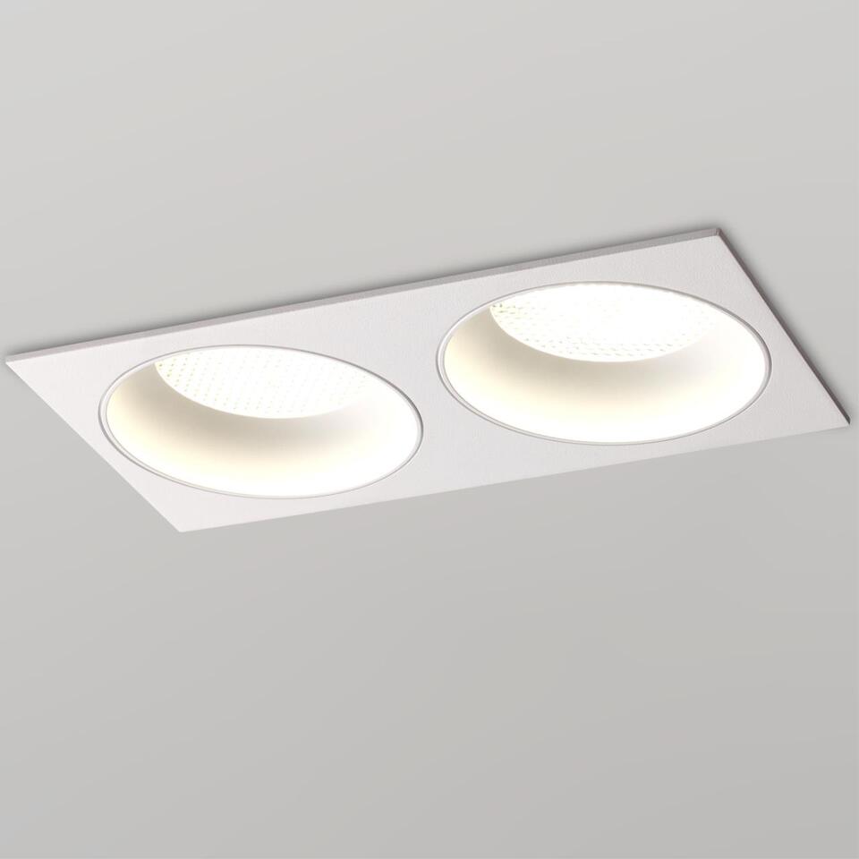 Фото №7  NOVOTECH 371007 WIR NT25 000 белый Светильник встраиваемый IP20 GX53 12W 220-240V GEMINI