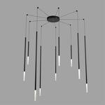 Превью фото №5  Люстра LUMION 8400/27L LEDIO LN26 000 черный/белый, металл/акрил Люстра LED 27W 3000K 220V STICK