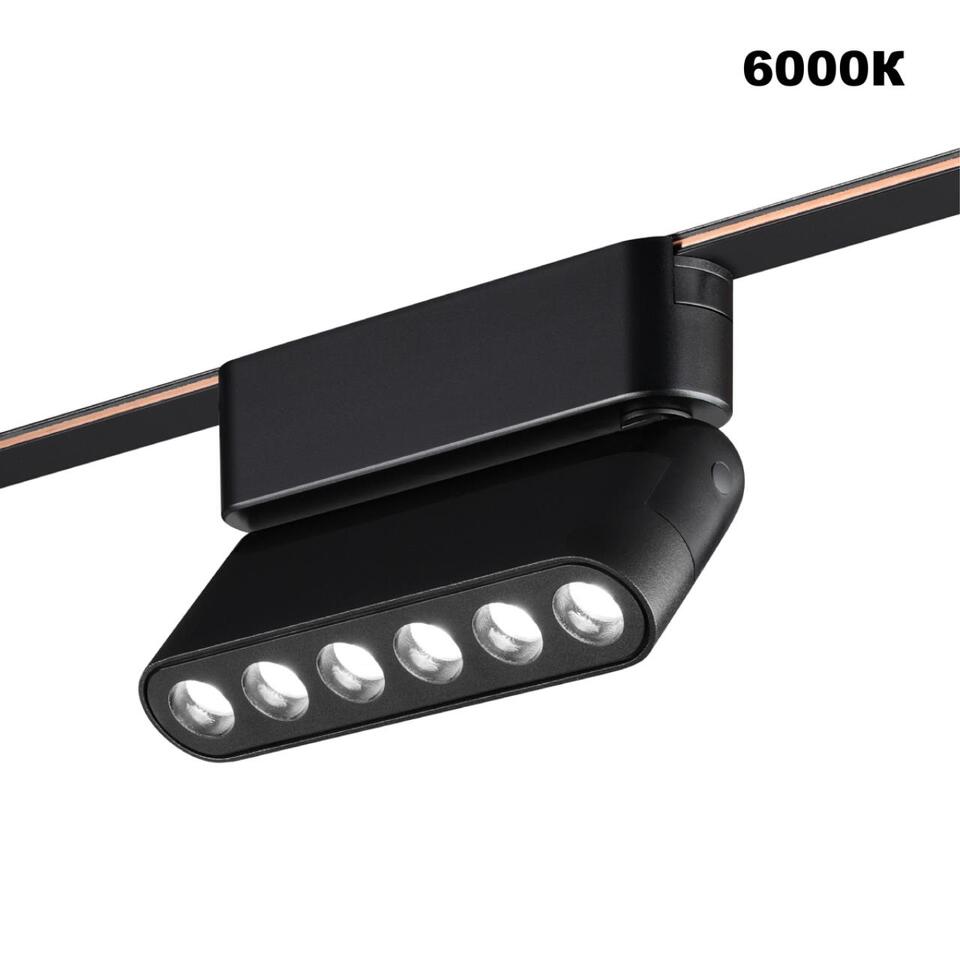 Фото №8  NOVOTECH 359464 SHINO NT24 100 черный Трековый смарт-светильник для низковольтного шинопровода с двумя режимами работы IP20 LED 6W 24V 3000-6000K EASY