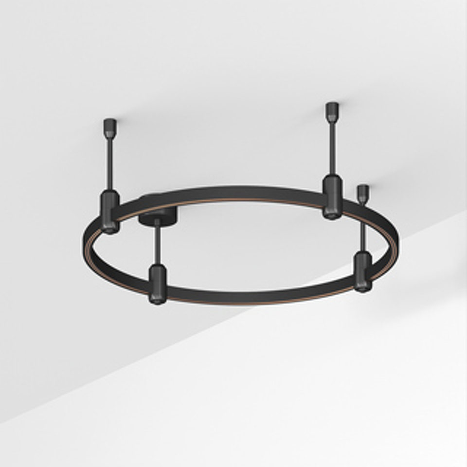 Фото №1  Arlight Основание ART-APRIORI-ROUND-ROD-200-R600 (BK) ( IP20 Металл, 3 года)