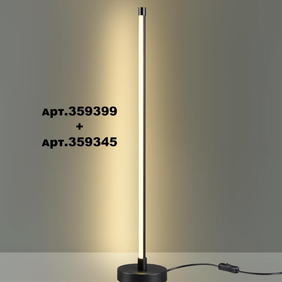 Фото №8  NOVOTECH 359345 KONST NT24 048 черный Светильник линейный светодиодный IP20 LED 12W 170-265V 3000K 944Лм VITZ