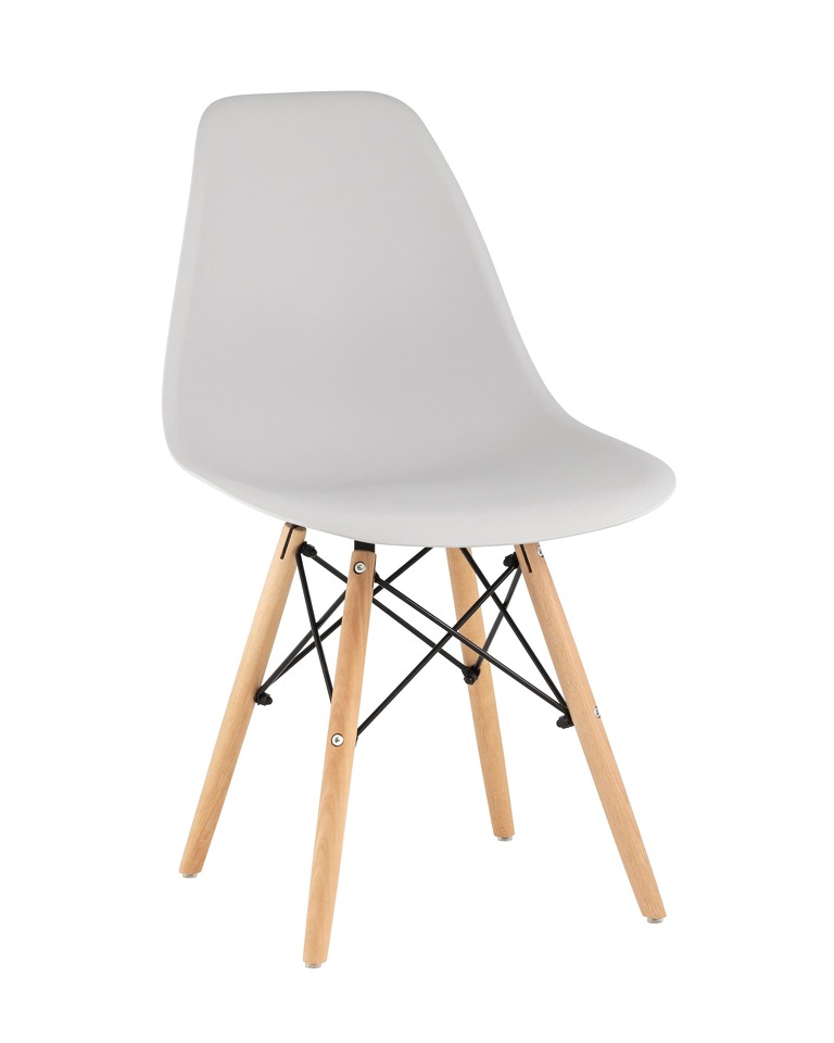 Фото №10  Стул Eames Style DSW светло-серый (разборный каркас)