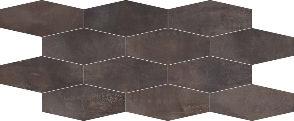 Фото №1  Мозаика ABK Мозаика MOSAICO LOSANGA DARK 30X60