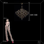 Превью фото №10  Подвесной светильник 10259/1000 Gold Asfour Подвесной светильник LOFT IT Mira