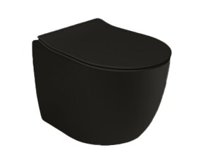 Фото 40375R Althea Cover Rimless Plus+Ton унитаз подвесной 52x36 см  Матовый черный Plus-Ton®