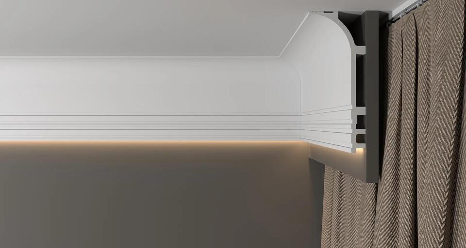 Фото №30  Карниз Decor-dizayn DD520/Карниз (140х70х2000мм)/6, шт
