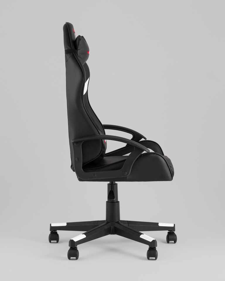 Фото №10  Кресло Кресло спортивное TopChairs Warden черно-белый